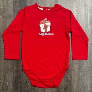 💞 New Baby & Toddler Size 24 Months "Daddy's Little Present" Christmas Onesie